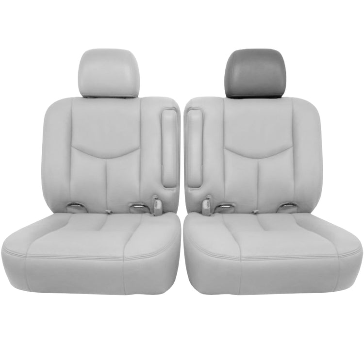 2003- 2006 GMC Yukon Denali, Bucket Second Row Driver Side Headrest Cover, Medium Neutral Vinyl