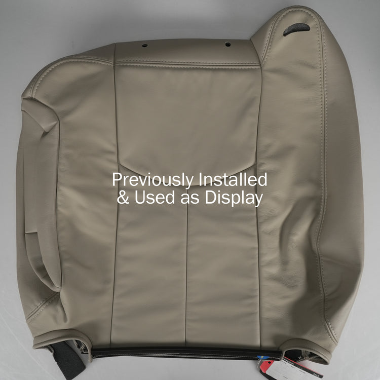2003 - 2006 GMC Yukon and Chevrolet Tahoe, Suburban Avalanche - Driver Top Cover - Shale - OEM Material Config. Leather/Vinyl - CLEARANCE - FINAL SALE