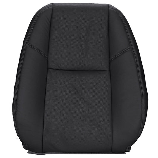 2009 GMC Yukon xl, 2012-2014 GMC Sierra, Driver Side Top Cover - Ebony - Leather/Vinyl with GM Micro Perf Center Inserts for Heated and Cooled Seats - CLEARANCE - FINAL SALE
