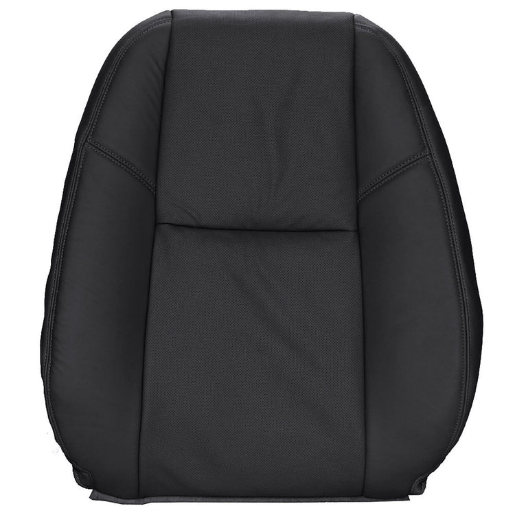 2009 GMC Yukon xl, 2012-2014 GMC Sierra, Driver Side Top Cover - Ebony - Leather/Vinyl with GM Micro Perf Center Inserts for Heated and Cooled Seats - CLEARANCE - FINAL SALE