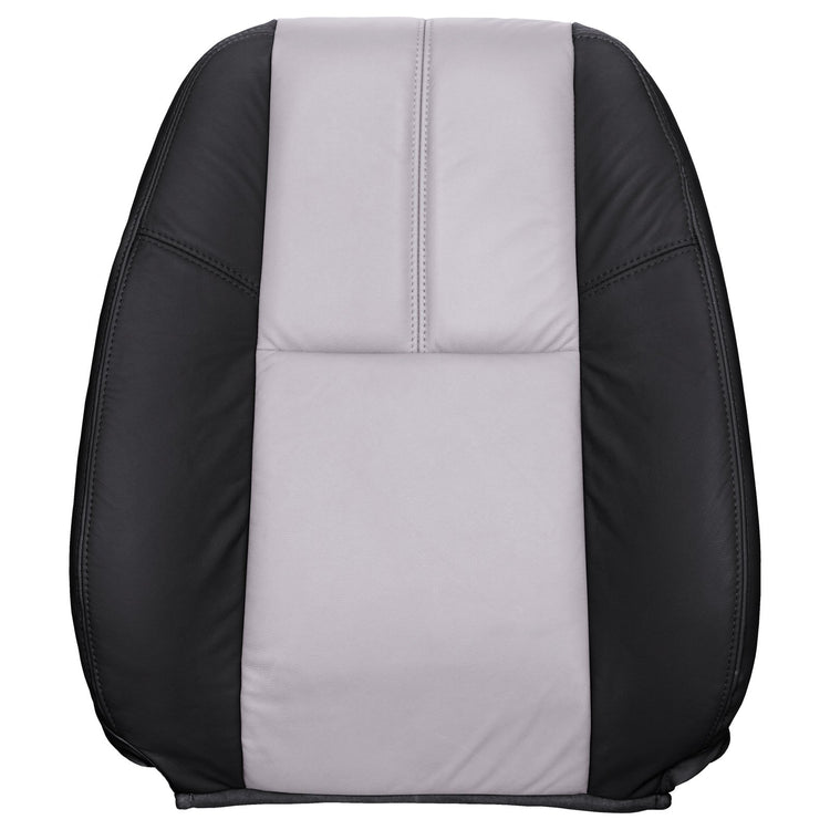 2008 - 2009 GMC Sierra Crew Cab Driver Top Cover - Ebony / Light Titanium - OEM Material Config. Leather/Vinyl