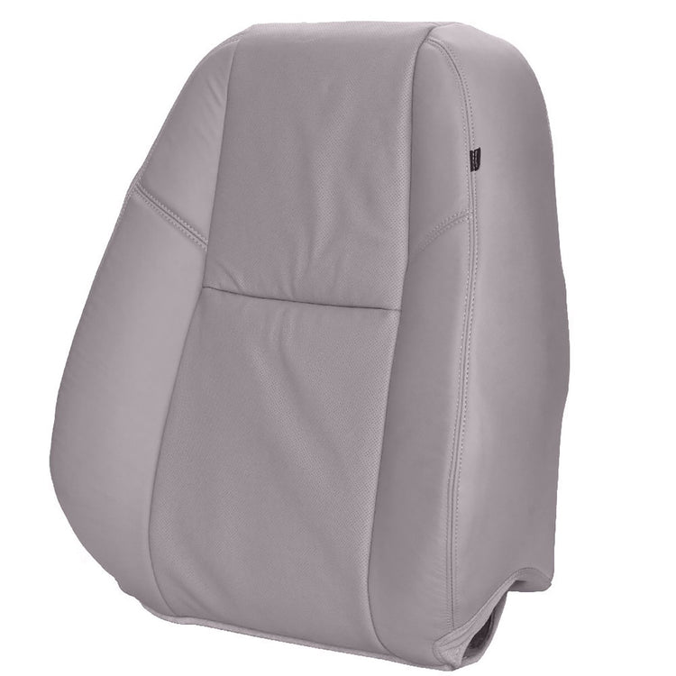 2012 Chevrolet Avalanche 1500 LTZ - Crew Cab - Front Row Driver Side Top Cover - Light Titanium OEM Leather/Vinyl w/ Perforated Inserts for Heated/Cooled Seats & Side Impact Airbags (Trim & Seat Code 836/AN3)