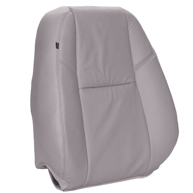 2014 Chevrolet Silverado 3500 LTZ - Extended Cab - Front Row Passenger Side Top Cover - Light Titanium OEM Leather/Vinyl w/ Perforated Inserts for Heated/Cooled Seats & Side Impact Airbags (Trim & Seat Code 836/AN3)
