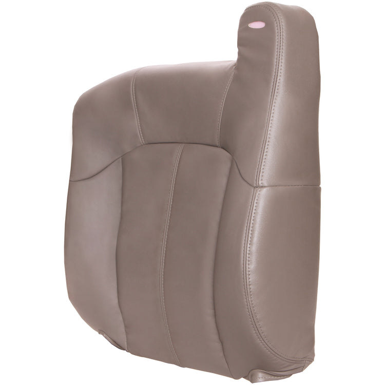 2000 - 2002 GMC Sierra 1500 Regular Cab - Driver 40 Portion Top Cover - Medium Dark Oak - All Leather - P1CH