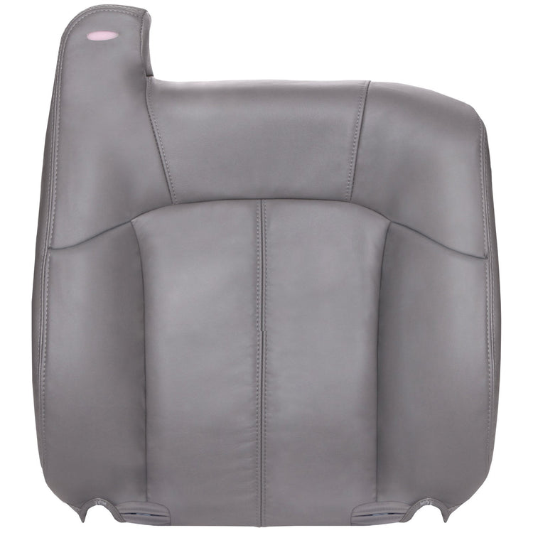 2000 - 2002 GMC Sierra 2500 Regular Cab - Passenger 40 Portion Top Cover with Child Restraints - Medium Dark Pewter - Leather/Vinyl - P1CH