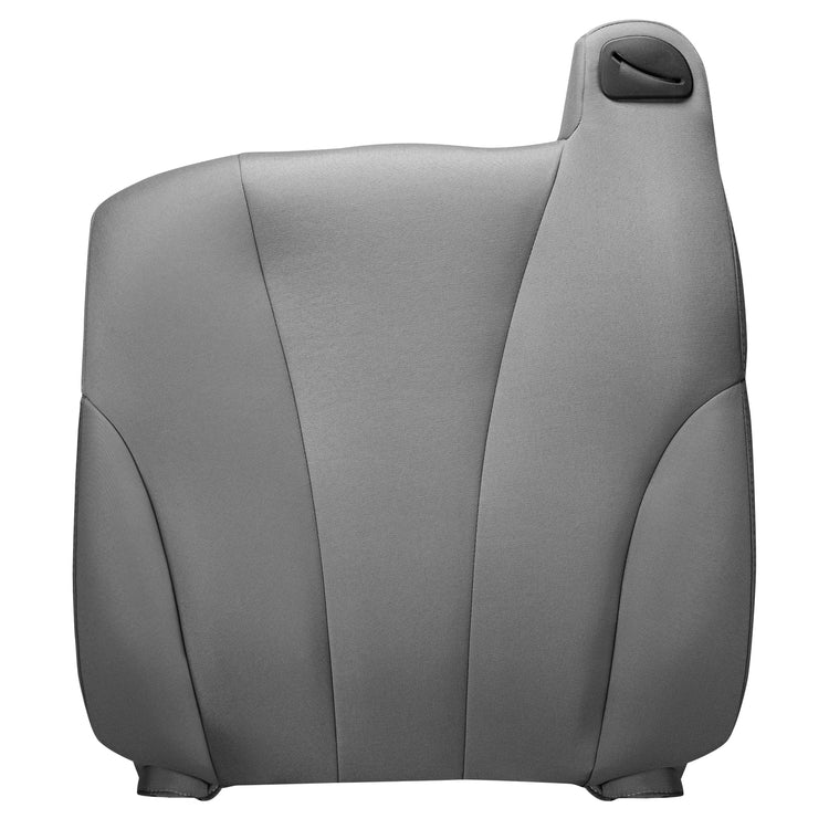 Front view of driver in Dillo Wolf Gray for Chevrolet Suburban