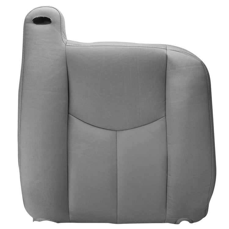 Front view of driver in Dillo Wolf Gray for Chevrolet Silverado