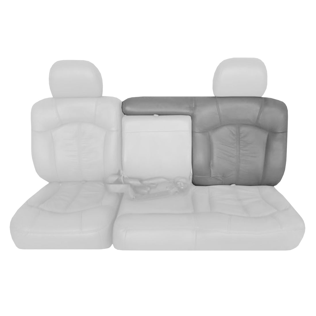 Front view of driver in Medium Dark Pewter for Chevrolet Tahoe