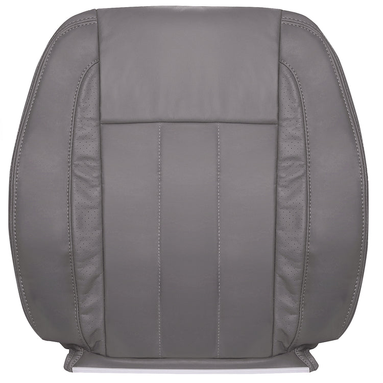 2006-2008 Dodge Ram 1500 Laramie Quad Cab Front Passenger Top Cover, Leather/Vinyl - Medium Slate Gray with Perforation Strips, P2 - Trim Code/Color VLD5