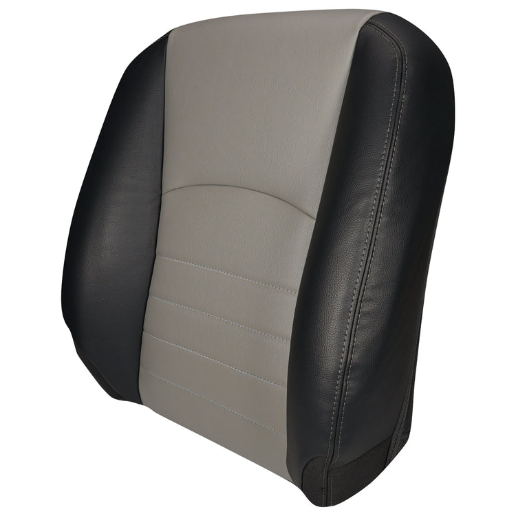 Left Angle of driver Top Cover Dark Slate w/ Medium Graystone inserts (Trim Code TXV3) for Dodge Ram