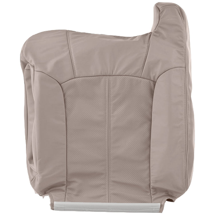 2002 Cadillac Escalade EXT Driver Top Cover with GM Small Perf - Shale - Leather/Vinyl - P1