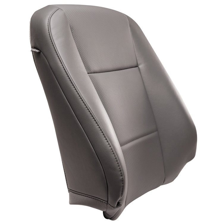 2018 - 2020 Ford F150 XL - Extended Cab - Front Row Passenger Side - Top Seat Cover - Material Config OEM All Vinyl - Medium Earth Gray - Compatible with Side Impact Airbag