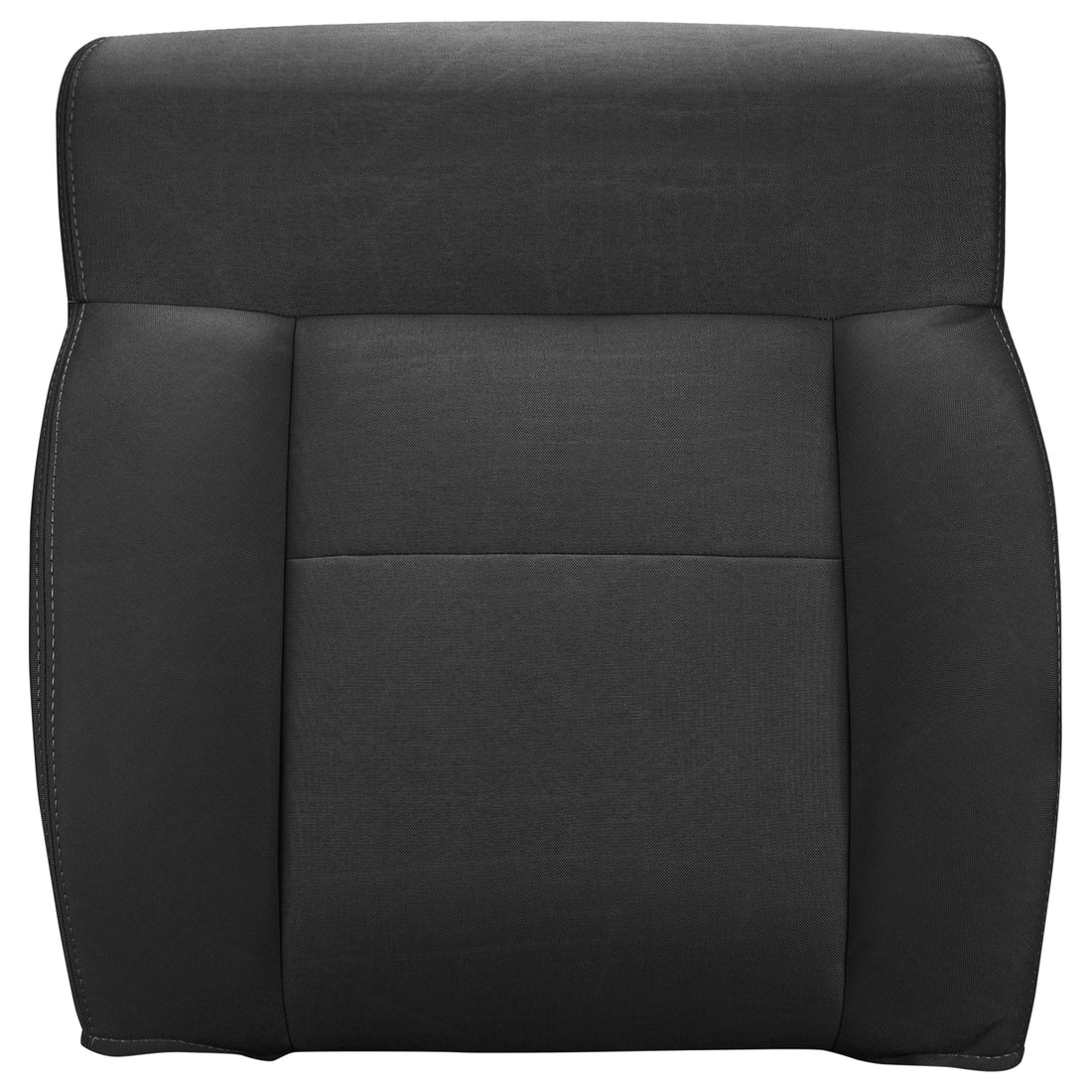 Front view of driver in Dillo Black for Ford F150