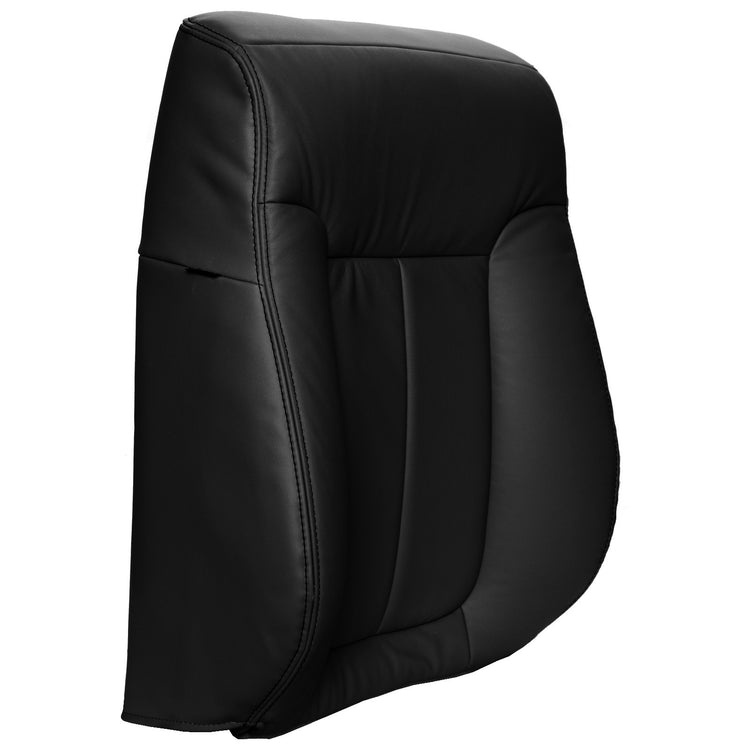 2009 - 2010 Ford F150 Lariat Supercrew Cab - Passenger Side Top Cover - Bucket or 40/20/40 Seats - Charcoal Black - OEM Material Config. Leather/Vinyl with Side Impact Airbag and Accent Stitching - P9