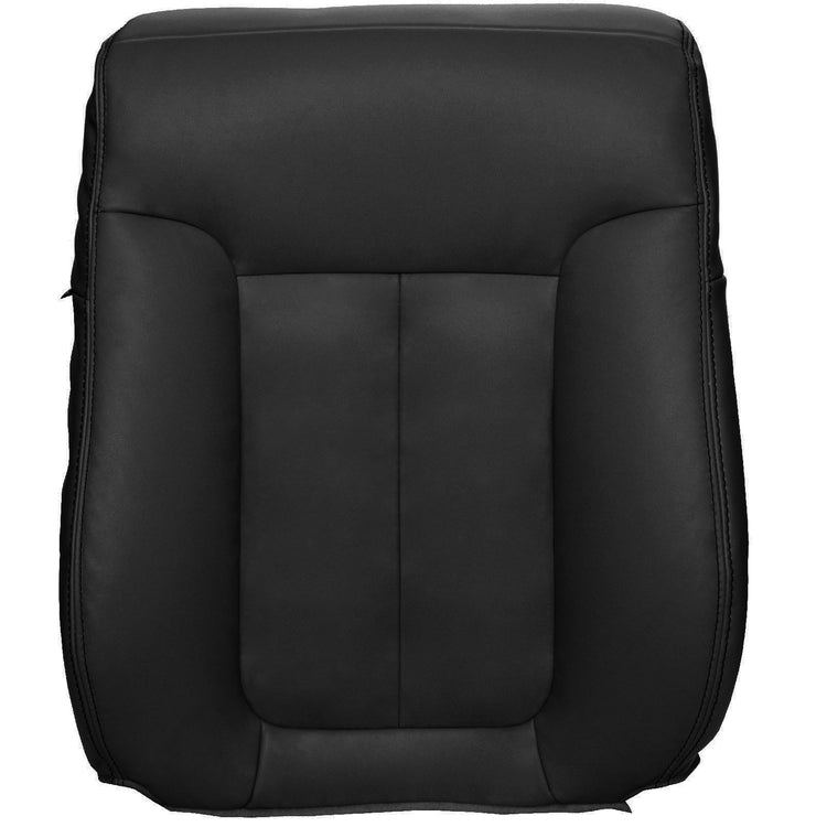 2009 - 2010 Ford F150 Lariat Supercrew Cab - Passenger Side Top Cover - Bucket or 40/20/40 Seats - Charcoal Black - OEM Material Config. Leather/Vinyl with Side Impact Airbag and Accent Stitching - P9