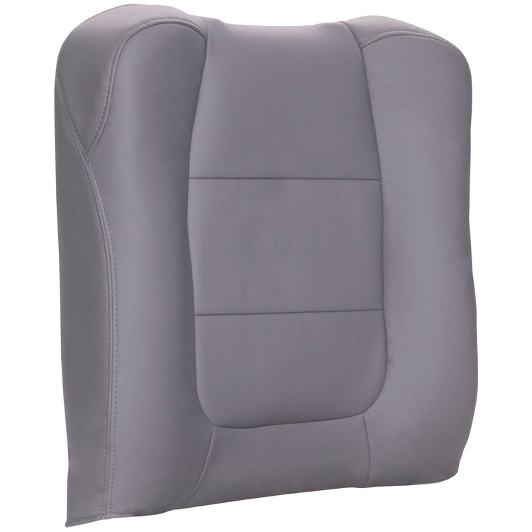 2002 - 2003 Ford F150 Lariat Super Crew - Passenger Top Cover Bucket or 60/40 Seat - Medium Graphite - Leather/Vinyl and All Vinyl without Cut Out for Lever on Back - P5