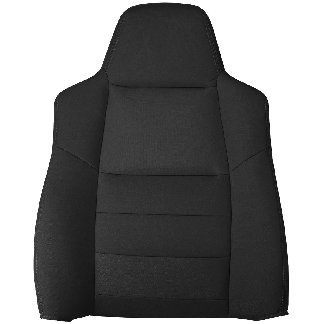 Front view of driver in Dillo Black for Ford F250