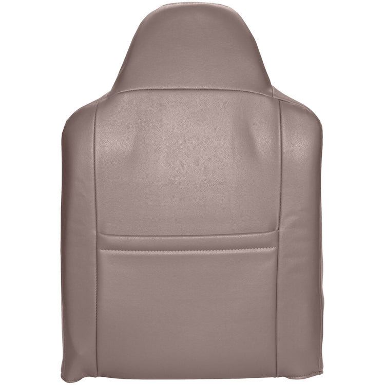 2002 - 2004 Ford F250 Crew Cab Lariat - Passenger Top Cover - Medium Parchment - OEM Material Config. Leather/Vinyl with Ford Euro Perf Center Inserts - and Vinyl with Vinyl Pocket on Back
