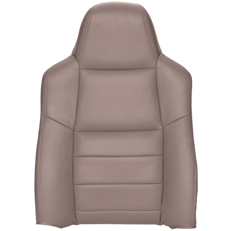 Front view of driver in Medium Parchment for Ford F250