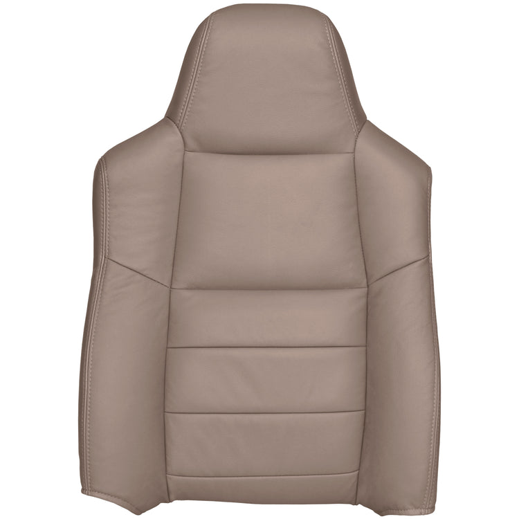 Front view of driver in Medium Pebble for Ford F250
