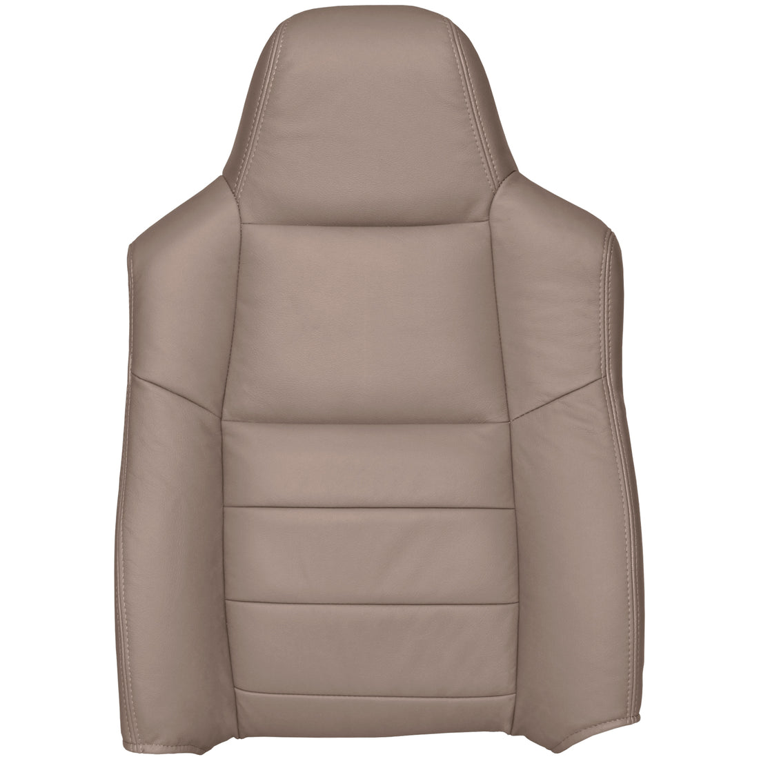 Front view of passenger in Medium Pebble for Ford F250