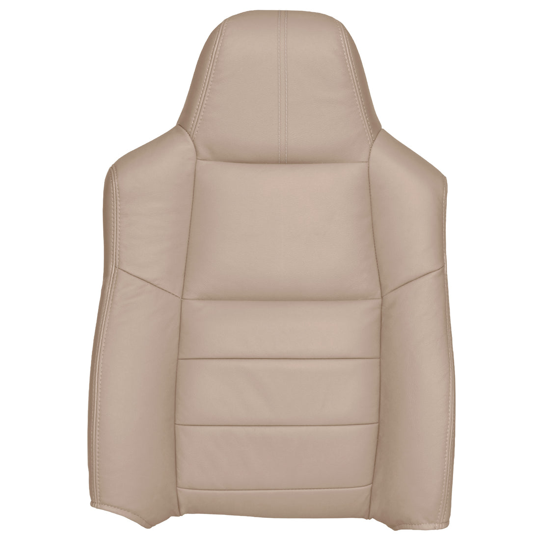 Front view of driver in Camel for Ford F250