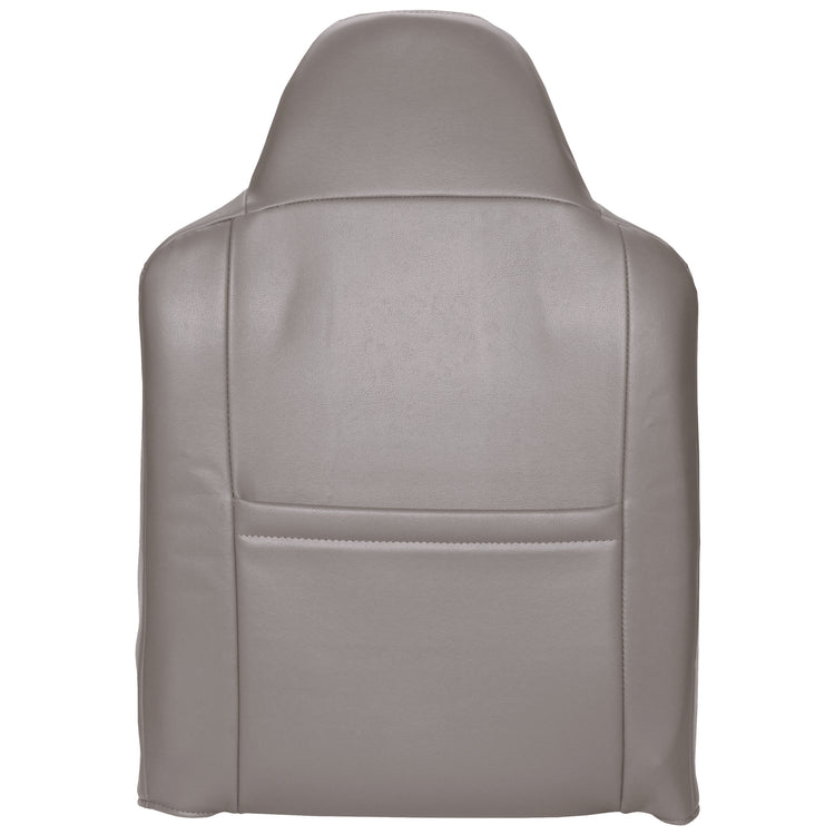2008-2010 Ford F250/F350 XLT - Driver Top Cover - Medium Stone - OEM Material Config. Leather/Vinyl  and Vinyl with Vinyl Pocket on Back - CLEARANCE FINAL SALE