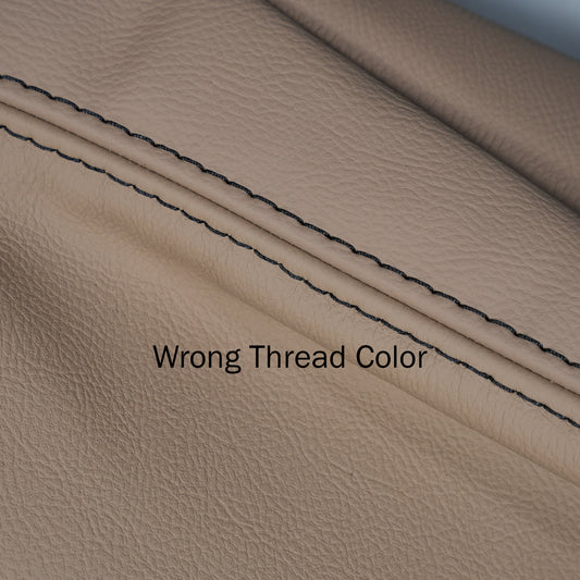 2012 Ford F250, F350, F450 - Front Row Driver Side Top Cover - Adobe - OEM Material - Leather/Vinyl - Heated and Cooled Seats with Airbag - CLEARANCE- FINAL SALE