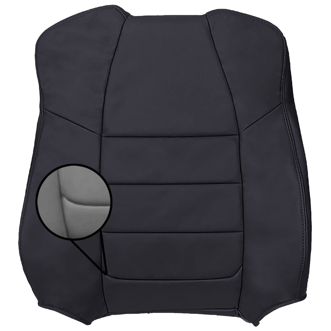 Alternate angle of passenger in Ebony for Ford F250