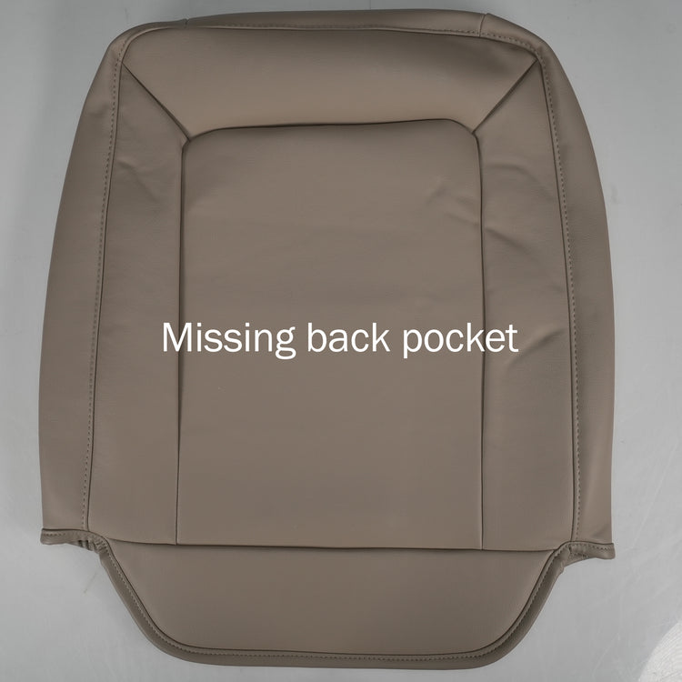 2005 - 2006 Ford Expedition Limited Passenger Side Top Cover - Leather/Vinyl with Ford Mini Perf Center Inserts - Medium Parchment - CLEARANCE - FINAL SALE