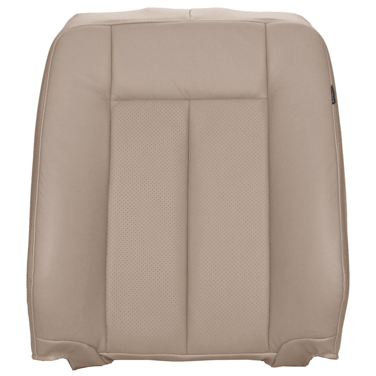 2007 - 2008 Ford Expedition Eddie Bauer Driver Top Cover with Ford Standard Perf and Airbag - Camel - Leather/Vinyl - P2