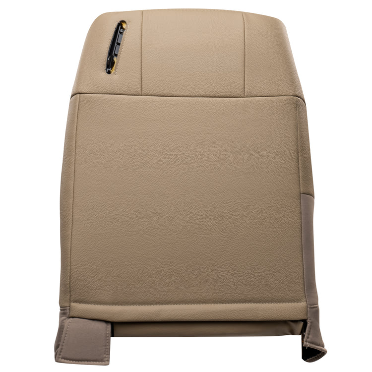 2005 - 2009 Ford Mustang GT Driver Top Cover with Side Impact Airbag and Aberdeen Perf - Camel - Leather/Vinyl