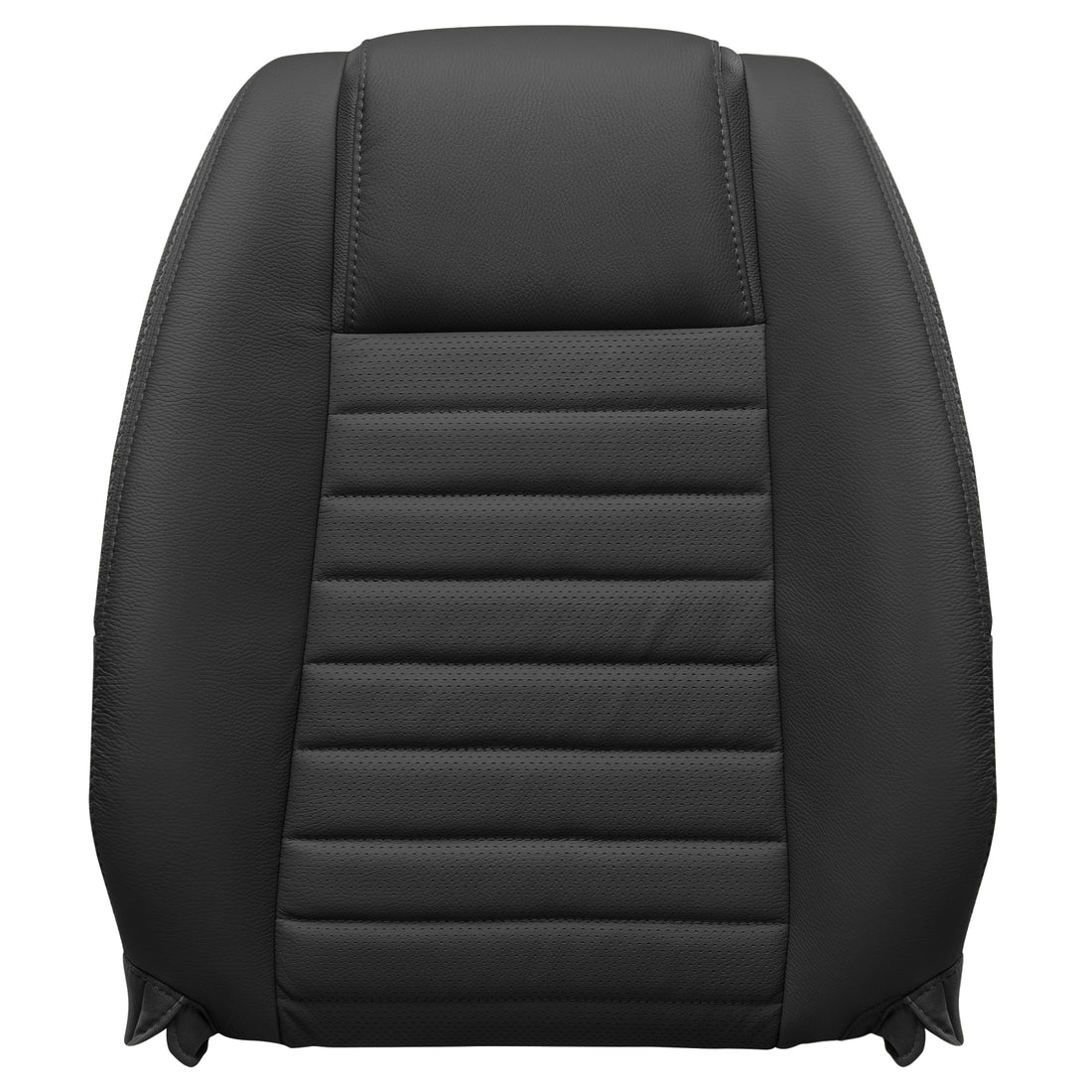 Front view of driver in Charcoal Black for Ford Mustang