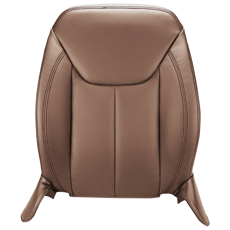 Front view of driver in Dark Saddle for Jeep Wrangler (2 door)
