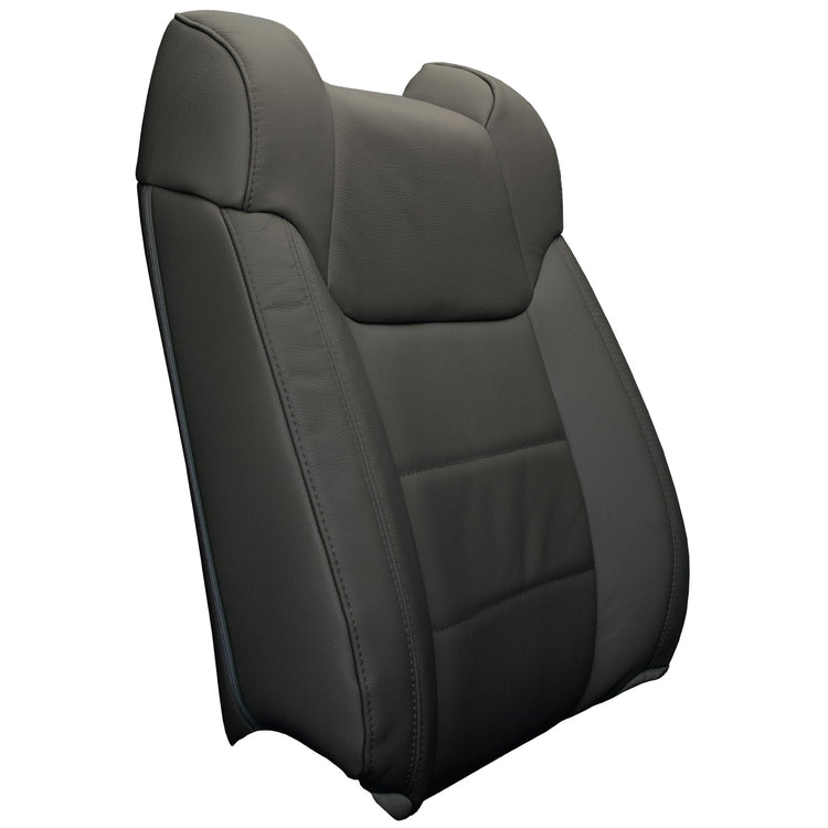 2014 - 2017 Toyota Tundra Limited - Front Row Passenger Side Top Cover - Black OEM Leather/Vinyl