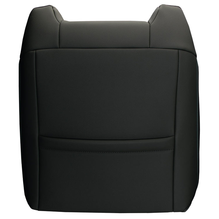 2014 - 2017 Toyota Tundra Limited - Front Row Passenger Side Top Cover - Black OEM Leather/Vinyl