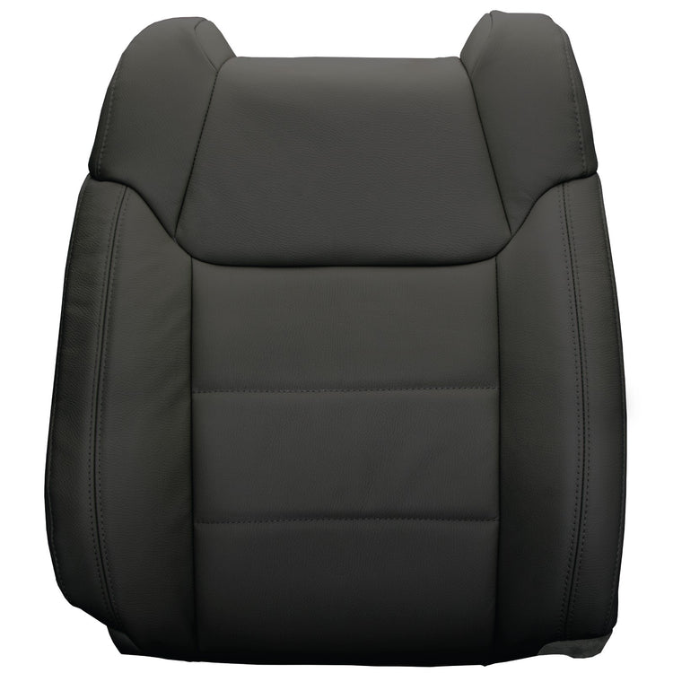 2014 - 2017 Toyota Tundra Limited - Front Row Passenger Side Top Cover - Black OEM Leather/Vinyl