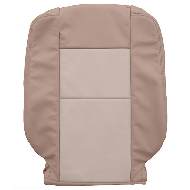 2006 - 2008 Ford Explorer XLT - Passenger Side Top Cover with Side Impact Airbag - Two Tone Camel with Sand - Leather/Vinyl