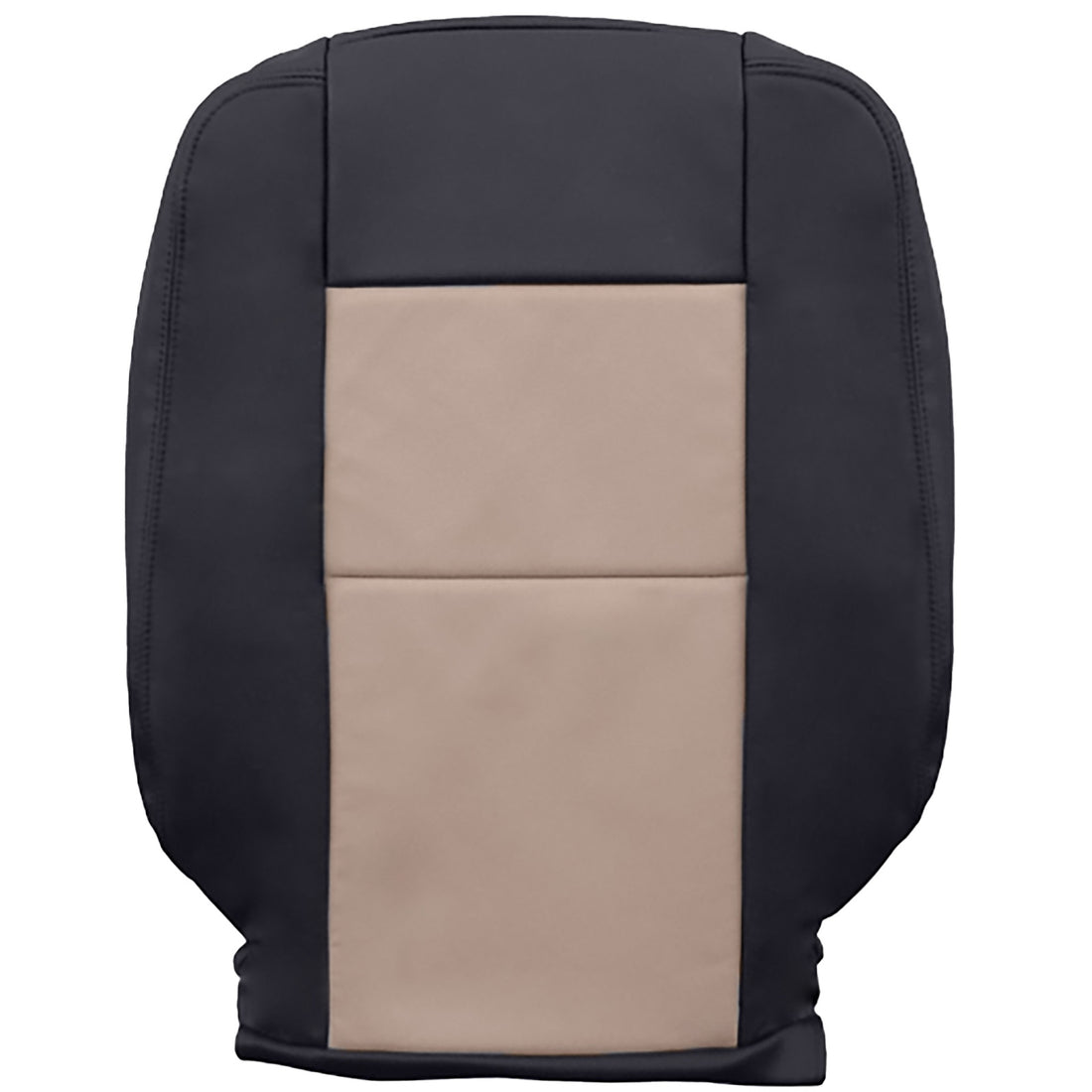 Front view of driver in Charcoal Black w/ Camel Insert for Ford Explorer
