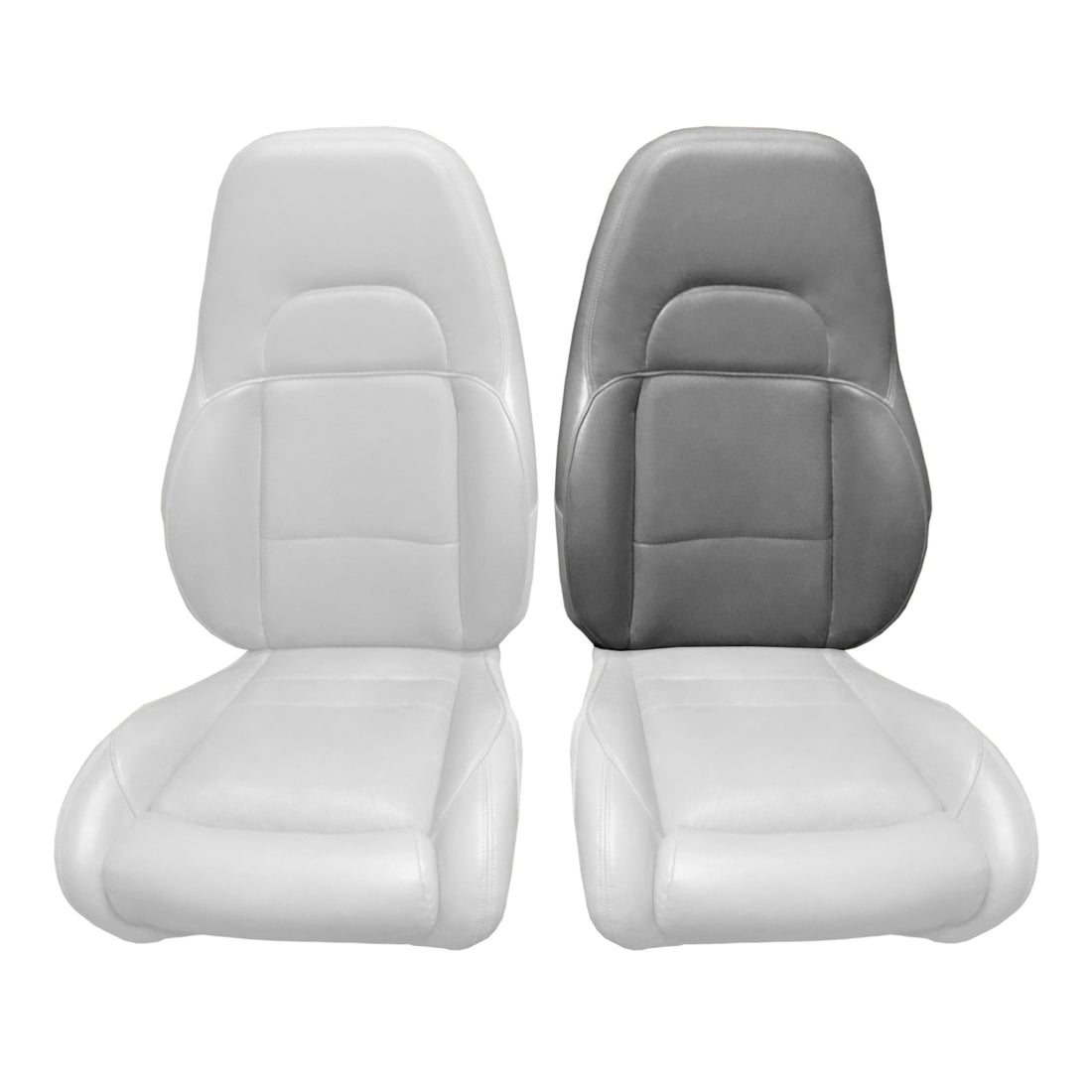 Front view of driver in Medium Graphite for Ford Explorer