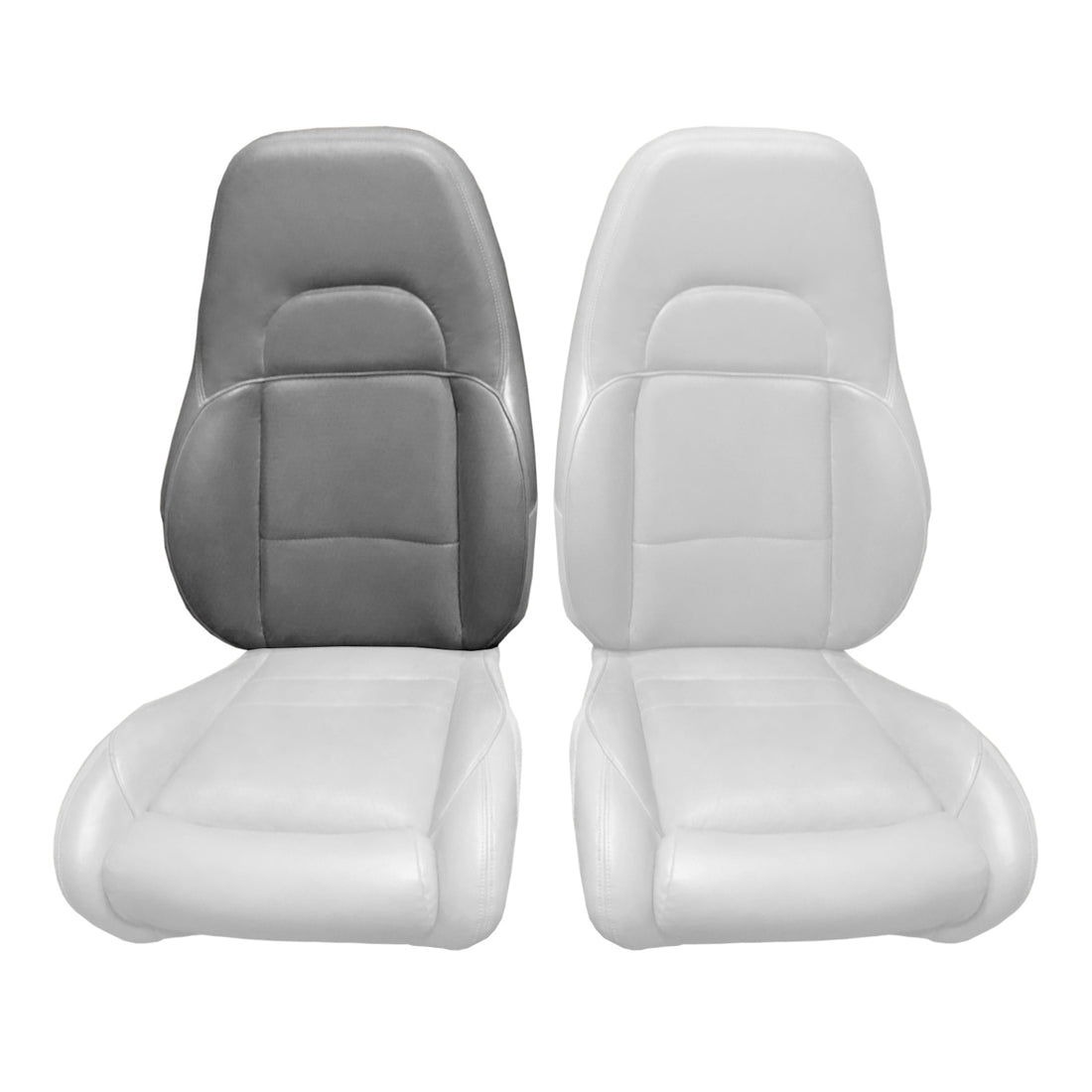 Front view of passenger in Medium Graphite for Ford Explorer