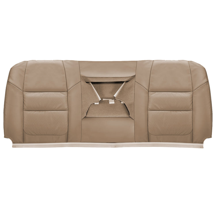 Front view of passenger in Medium Parchment for Ford F250