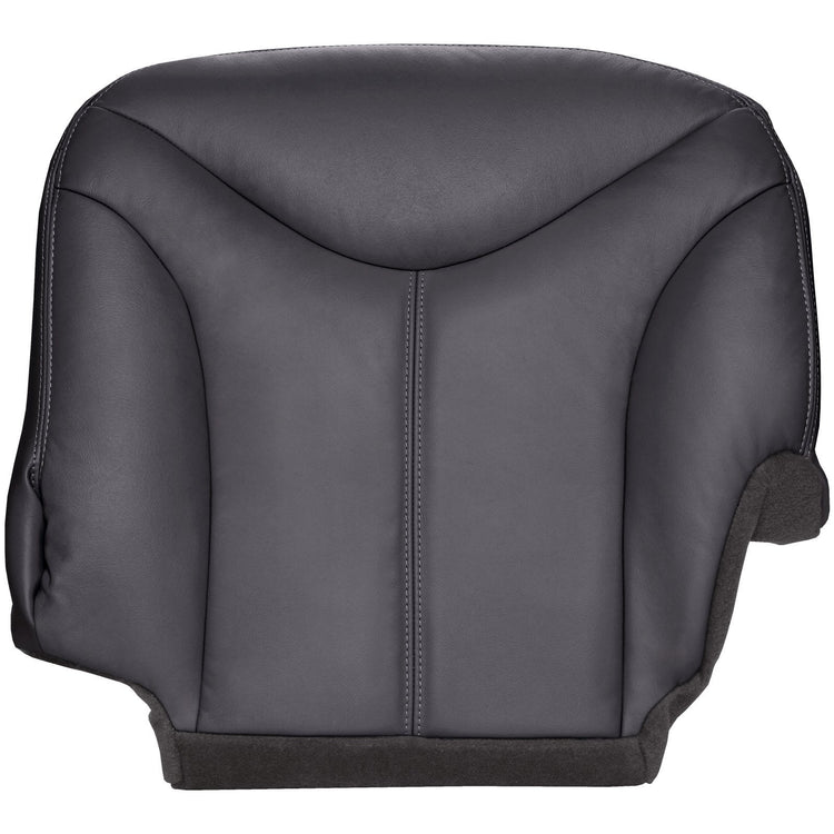 2000 - 2002 GMC Sierra 2500 Regular Cab - Driver Bottom Seat Cover - Graphite - All Vinyl - P2GM