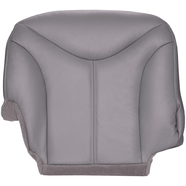 2000 - 2002 GMC Sierra 2500 Extended Cab - Passenger 40 Portion Bottom Seat Cover - Medium Dark Pewter - All Vinyl - P2GM