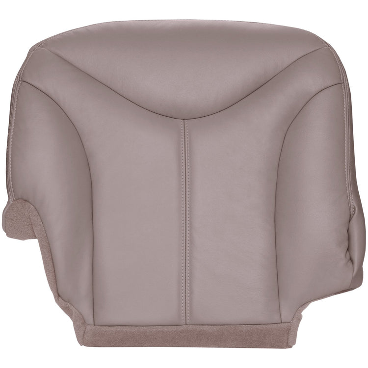 2001 - 2002 GMC Sierra 3500 Extended Cab - Passenger Bottom Seat Cover - Medium Neutral - All Vinyl - P2GM