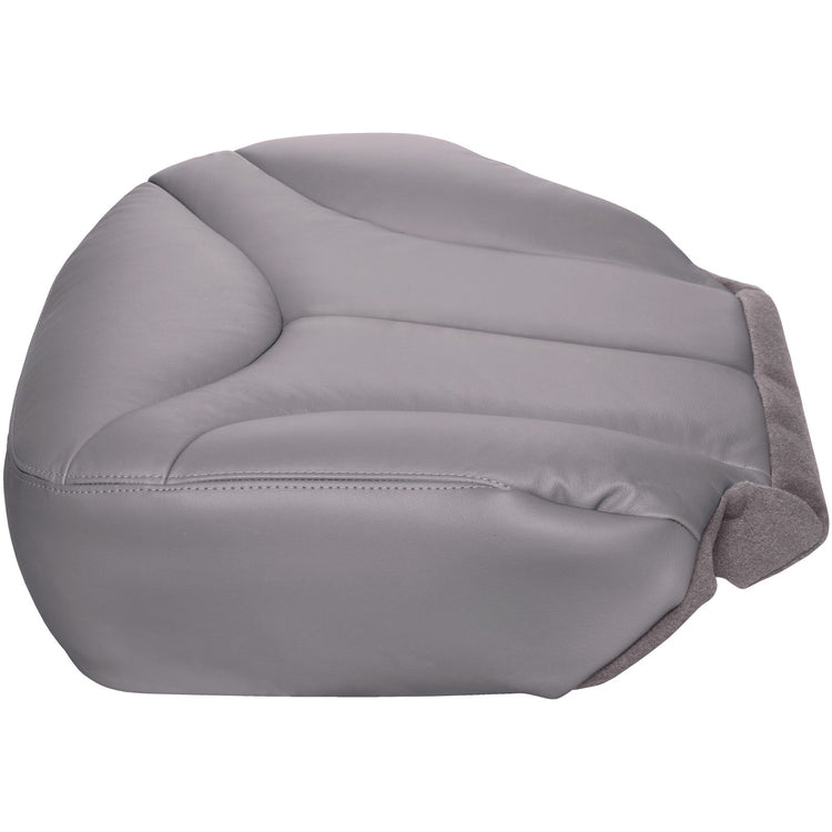1999 GMC Sierra 1500 - Front Driver Bottom Seat Cover, Medium Dark Pewter All Vinyl
