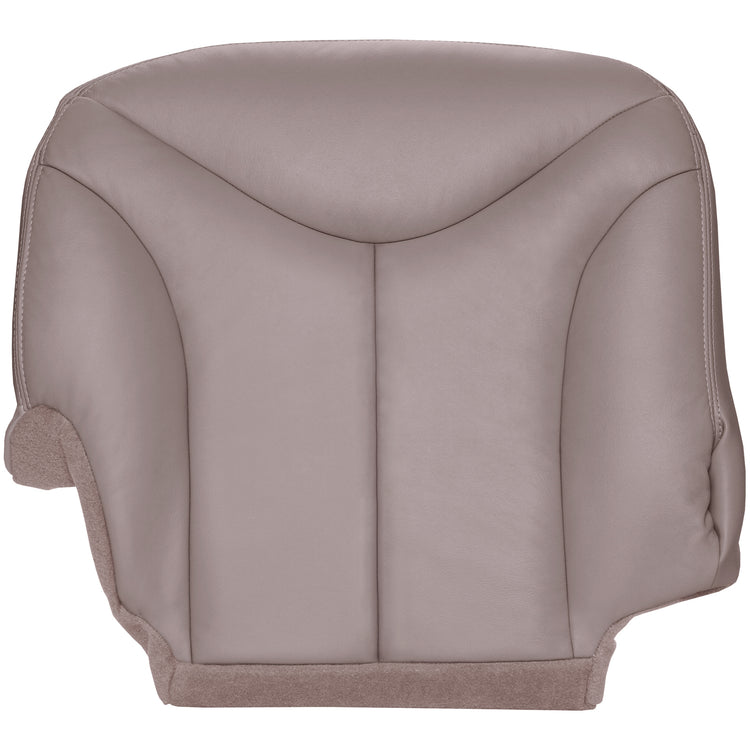 1999 GMC Sierra 2500 - Front Passenger Bottom Seat Cover, Medium Neutral OEM Material Config. Leather/Vinyl
