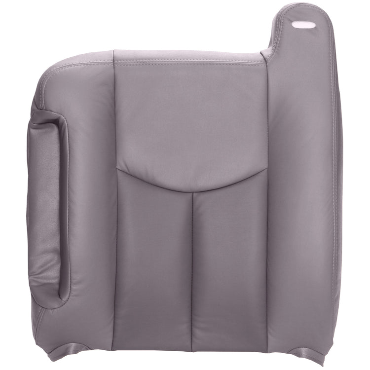 2003-2006 GMC Sierra/Yukon, 2007 Sierra Classic Denali Driver Top Cover - Medium Dark Pewter with Medium Dark Pewter IIInserts - Leather/Vinyl - CLEARANCE - FINAL SALE