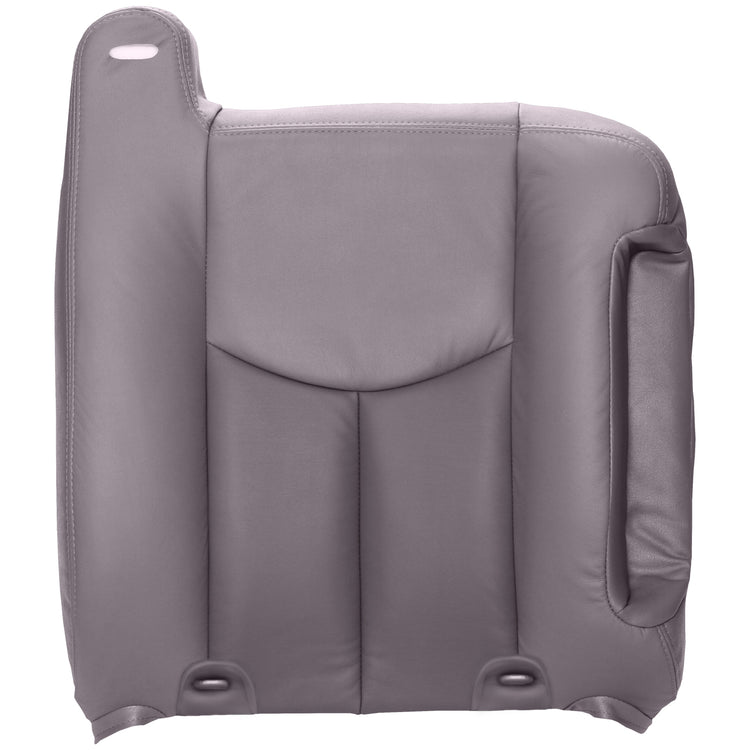 2003 - 2004 GMC Sierra Denali Passenger Top Cover with Child Restraints - Medium Dark Pewter with Medium Dark Pewter IIInserts - All Vinyl