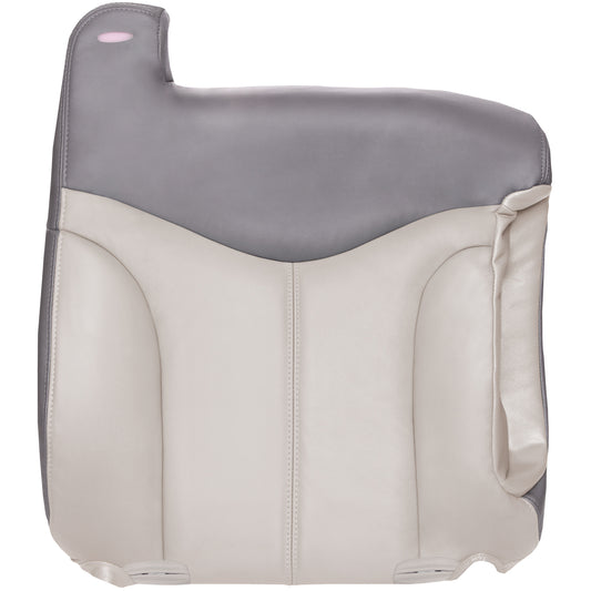 2001 - 2002 GMC Sierra C3 Denali - Extended Cab - Passenger Side Top Cover - Leather/Vinyl - 2 Tone Medium Dark Pewter with Shale Center CLEARANCE - FINAL SALE